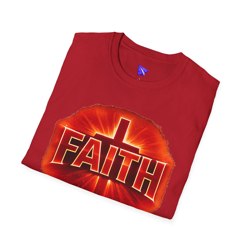 Faith Cross T-Shirt — Hebrews 11:1 Christian Tee
