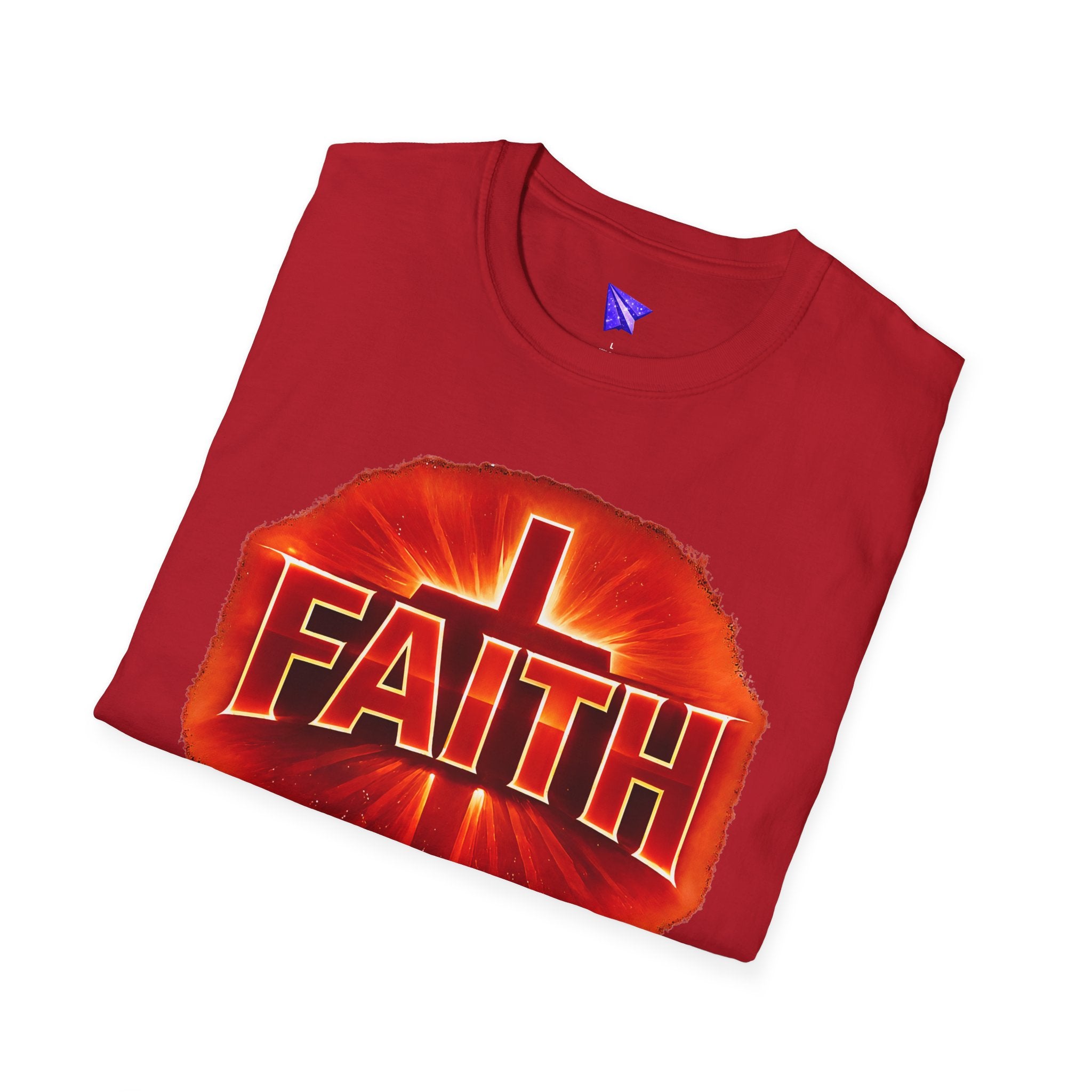 Faith Cross T-Shirt — Hebrews 11:1 Christian Tee