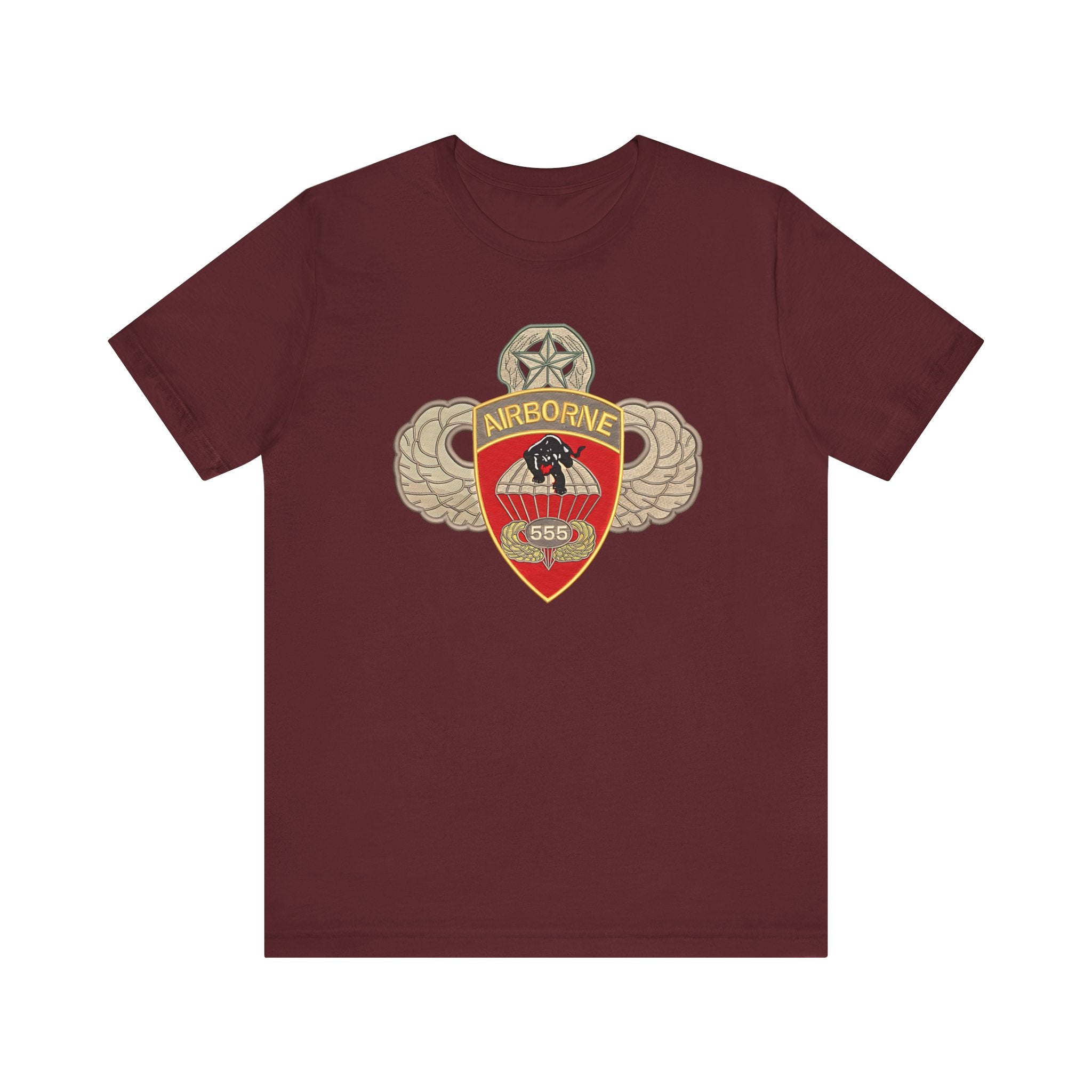 Airborne Spirit Unisex Tee, Military Appreciation Shirt, Casual Wear, Gift for Veterans, Patriotic T-Shirt