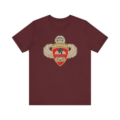 Airborne Spirit Unisex Tee, Military Appreciation Shirt, Casual Wear, Gift for Veterans, Patriotic T-Shirt