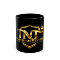 Gold Shield Logo Mug — TNT EntertainmentPTY Black Coffee Cup (11oz/15oz)