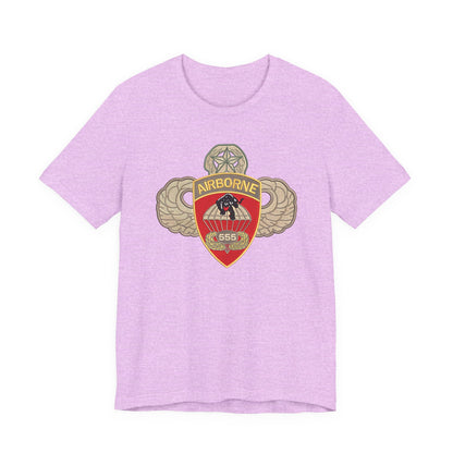 Airborne Spirit Unisex Tee, Military Appreciation Shirt, Casual Wear, Gift for Veterans, Patriotic T-Shirt