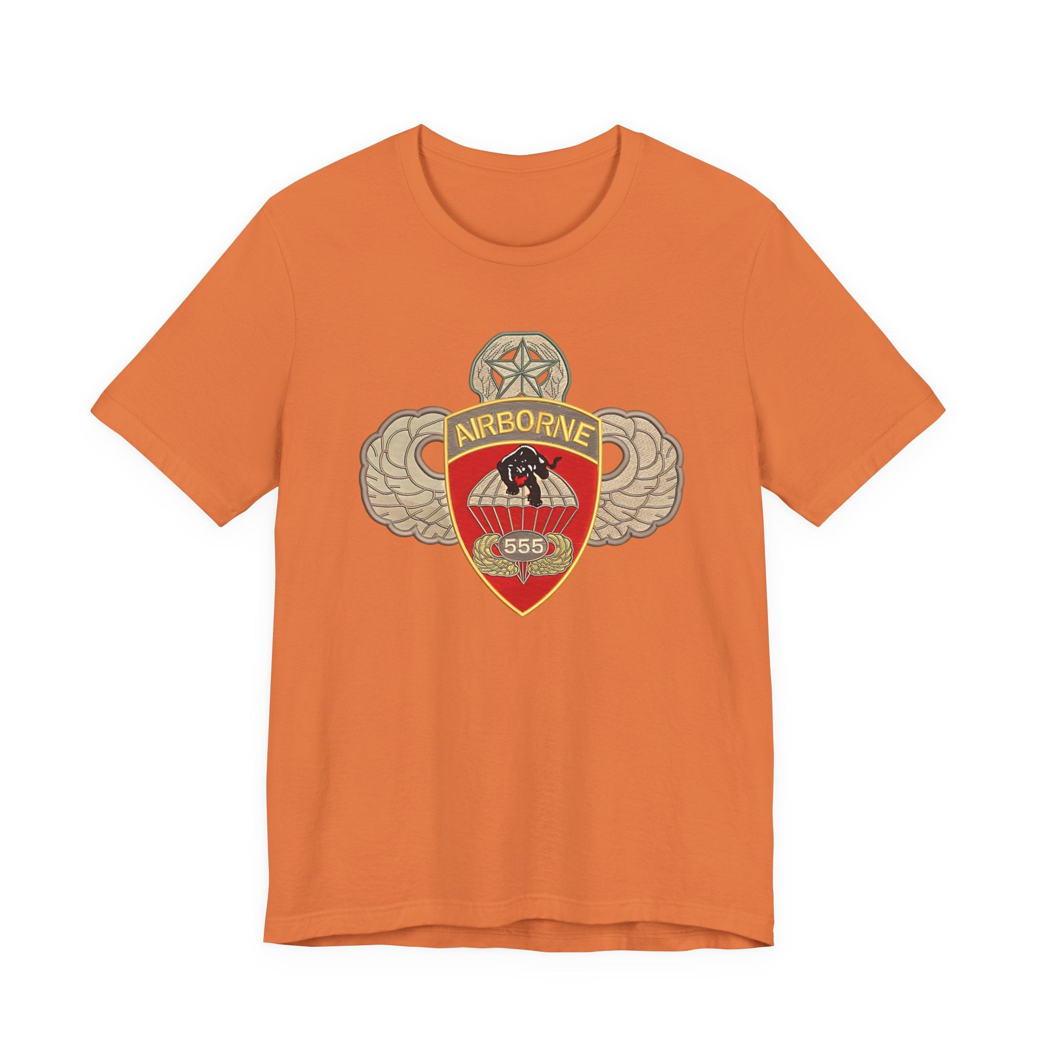 Airborne Spirit Unisex Tee, Military Appreciation Shirt, Casual Wear, Gift for Veterans, Patriotic T-Shirt