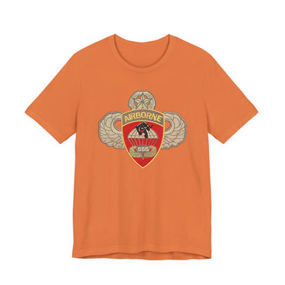 Airborne Spirit Unisex Tee, Military Appreciation Shirt, Casual Wear, Gift for Veterans, Patriotic T-Shirt