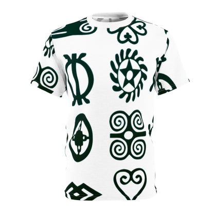 Abstract Design Unisex Tee - Unique Cut & Sew Graphic T-Shirt
