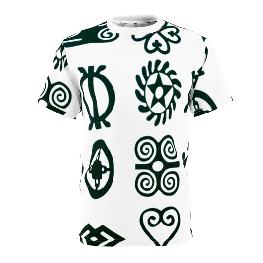 Abstract Design Unisex Tee - Unique Cut & Sew Graphic T-Shirt