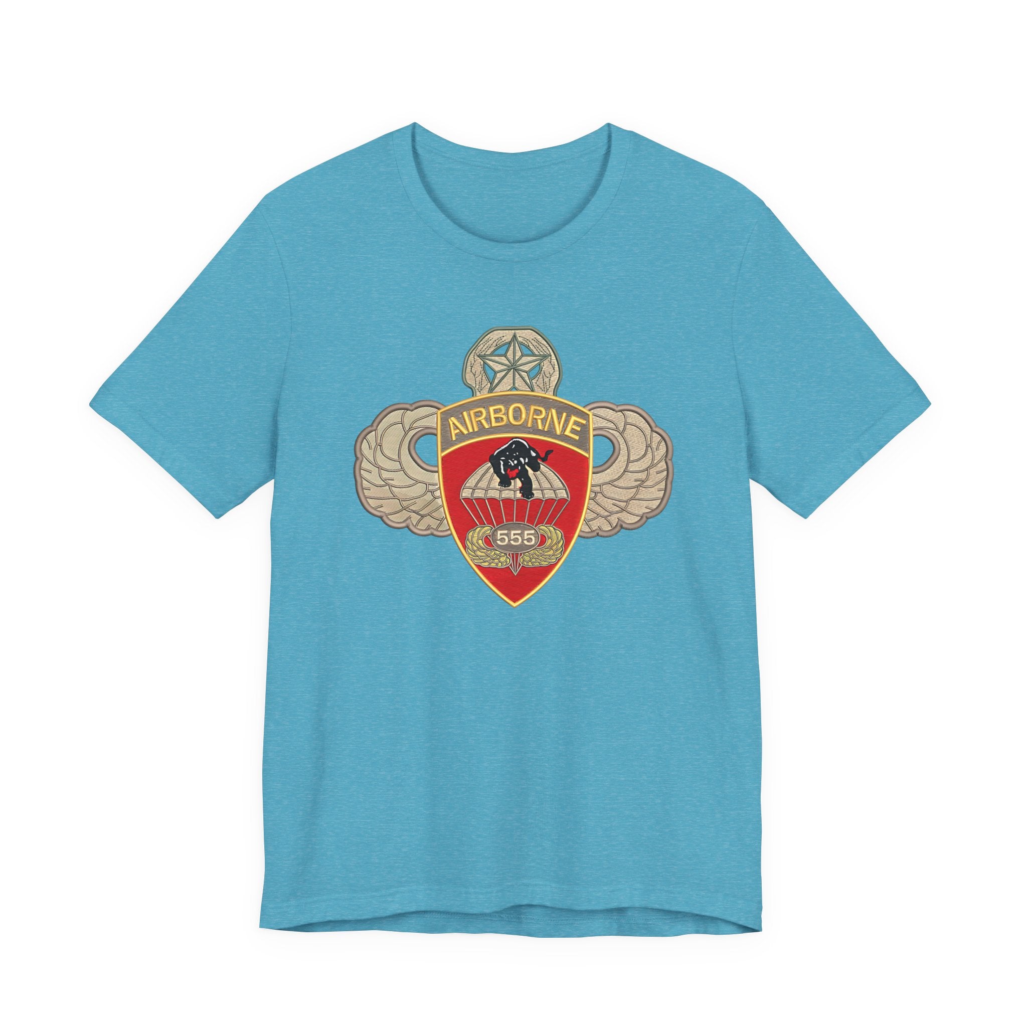 Airborne Spirit Unisex Tee, Military Appreciation Shirt, Casual Wear, Gift for Veterans, Patriotic T-Shirt