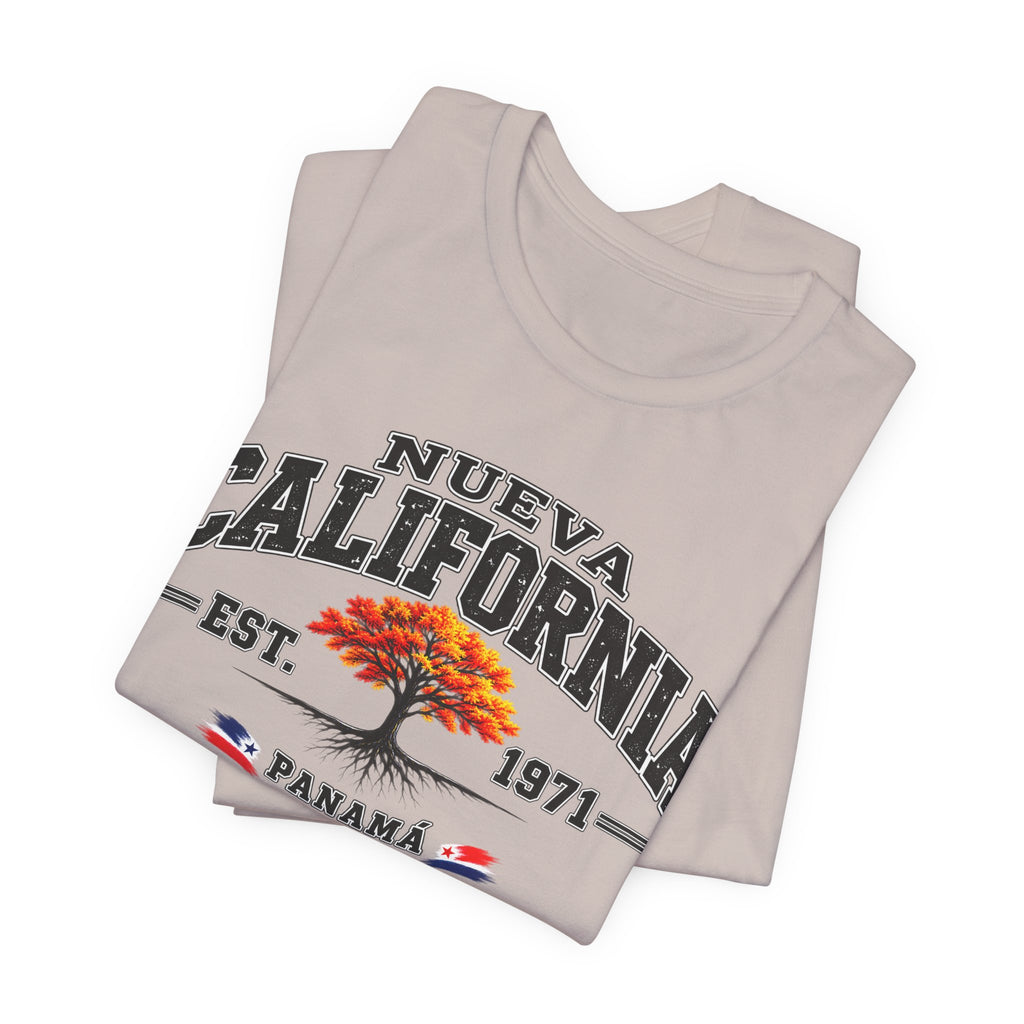Nueva California Panama Tee – Retro 'Est. 1971' Vintage Tree T-Shirt
