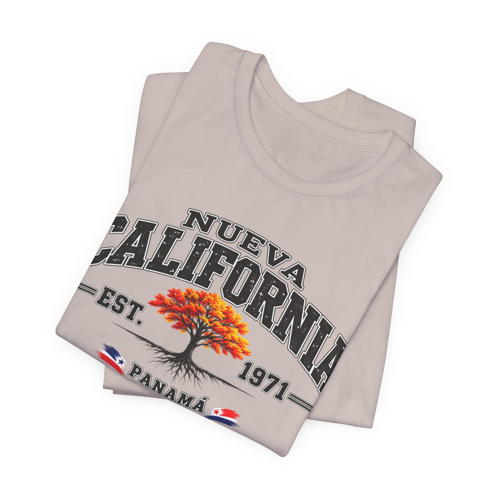 Nueva California Panama Tee – Retro 'Est. 1971' Vintage Tree T-Shirt