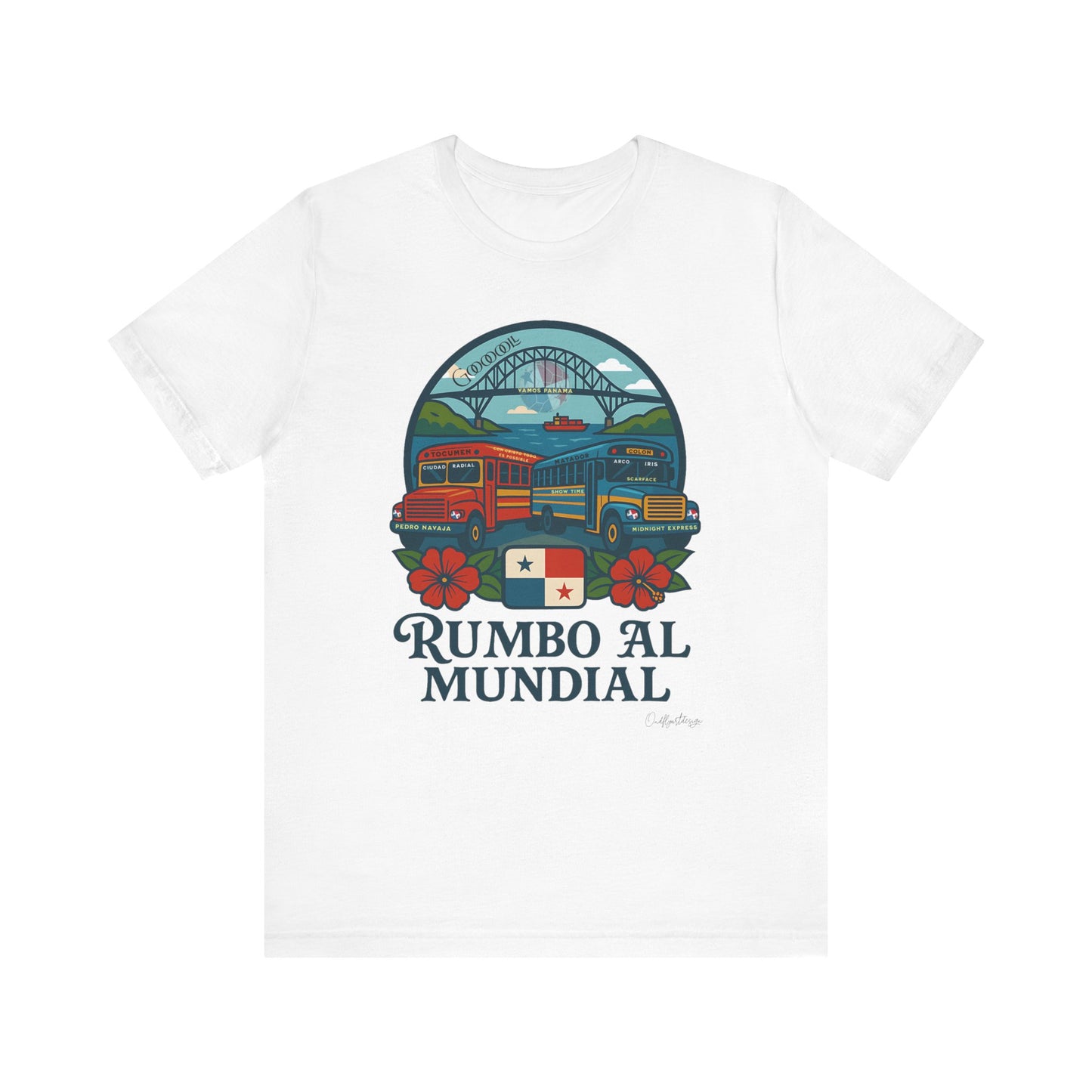 Rumbo al Mundial Soccer Tee — Vintage Panama Football World Cup Shirt