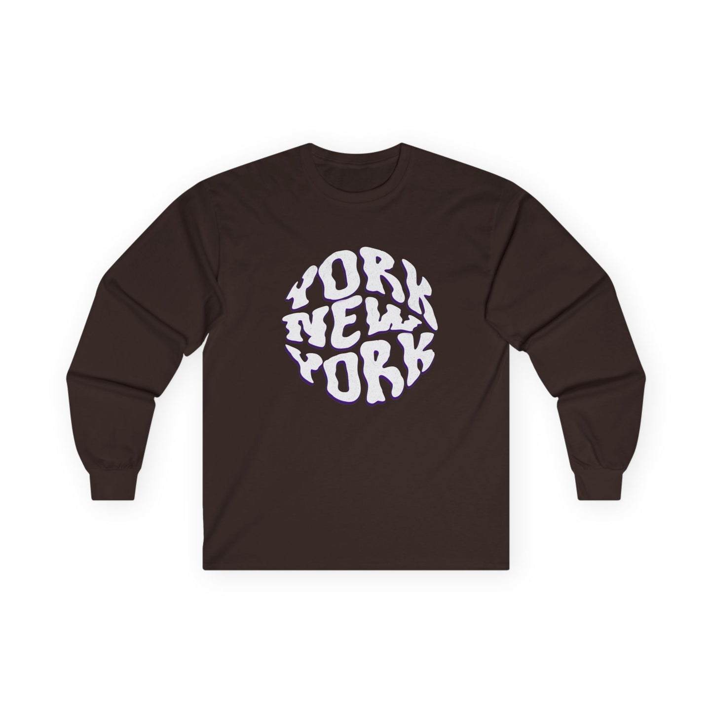 New York Long Sleeve Tee | Casual Summer Top, Gift for Beach Lovers, Vacation Souvenir, Unisex Tee, Summer Wear