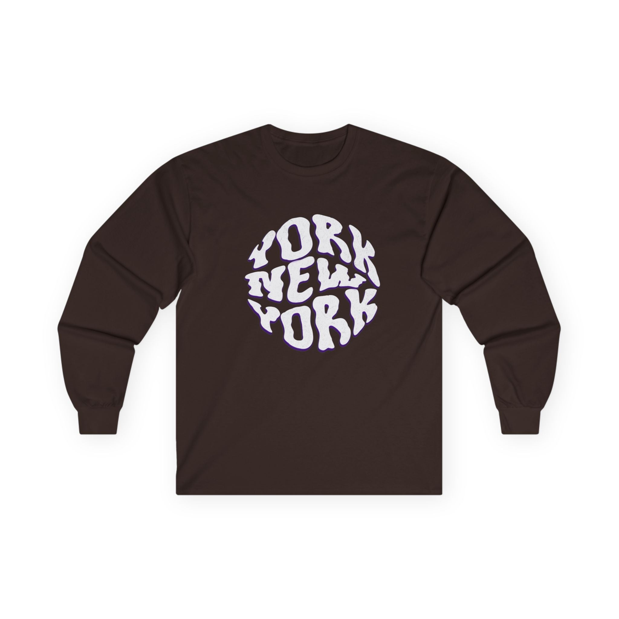 New York Long Sleeve Tee | Casual Summer Top, Gift for Beach Lovers, Vacation Souvenir, Unisex Tee, Summer Wear