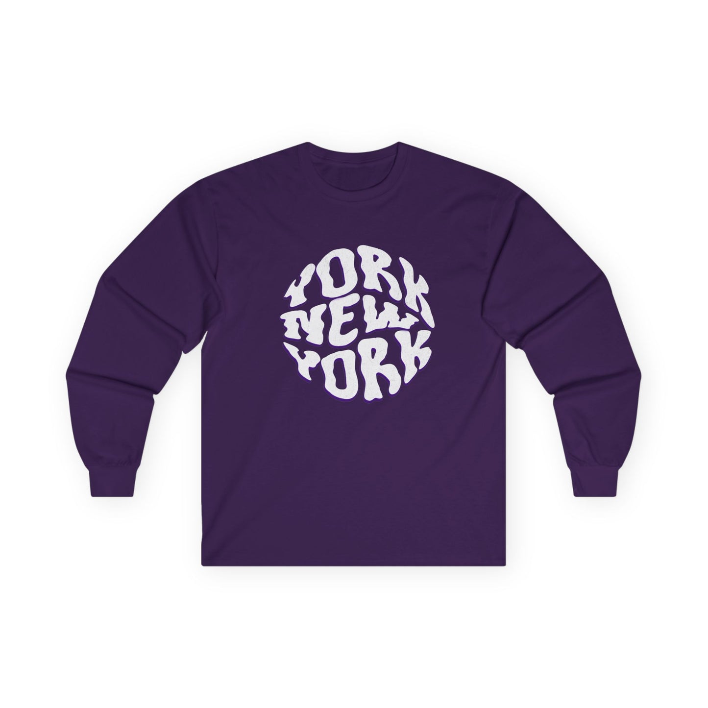 New York Long Sleeve Tee | Casual Summer Top, Gift for Beach Lovers, Vacation Souvenir, Unisex Tee, Summer Wear