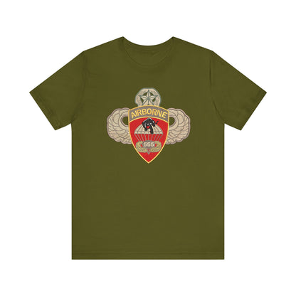 Airborne Spirit Unisex Tee, Military Appreciation Shirt, Casual Wear, Gift for Veterans, Patriotic T-Shirt