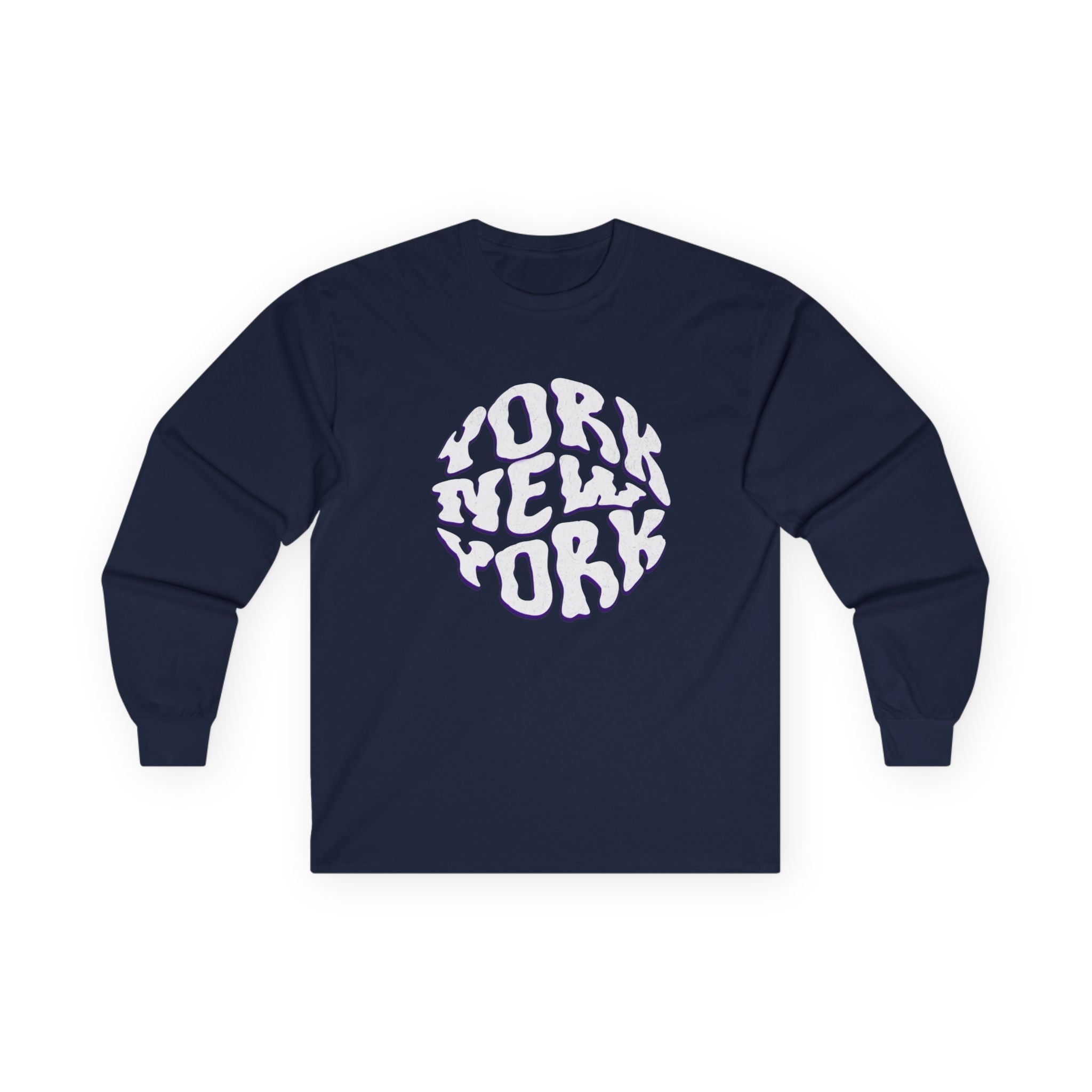 New York Long Sleeve Tee | Casual Summer Top, Gift for Beach Lovers, Vacation Souvenir, Unisex Tee, Summer Wear