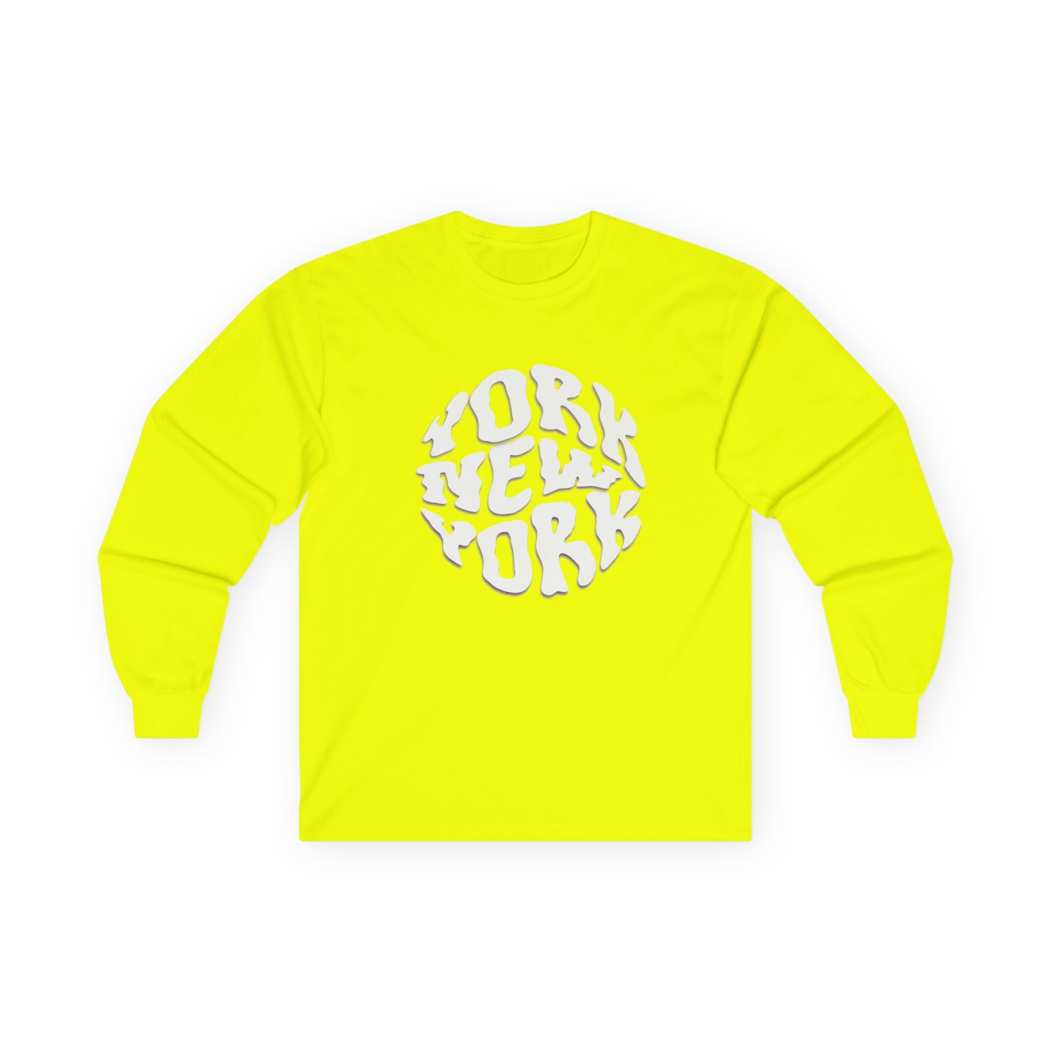 New York Long Sleeve Tee | Casual Summer Top, Gift for Beach Lovers, Vacation Souvenir, Unisex Tee, Summer Wear
