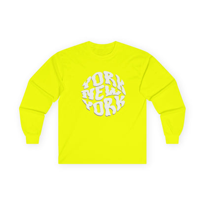 New York Long Sleeve Tee | Casual Summer Top, Gift for Beach Lovers, Vacation Souvenir, Unisex Tee, Summer Wear