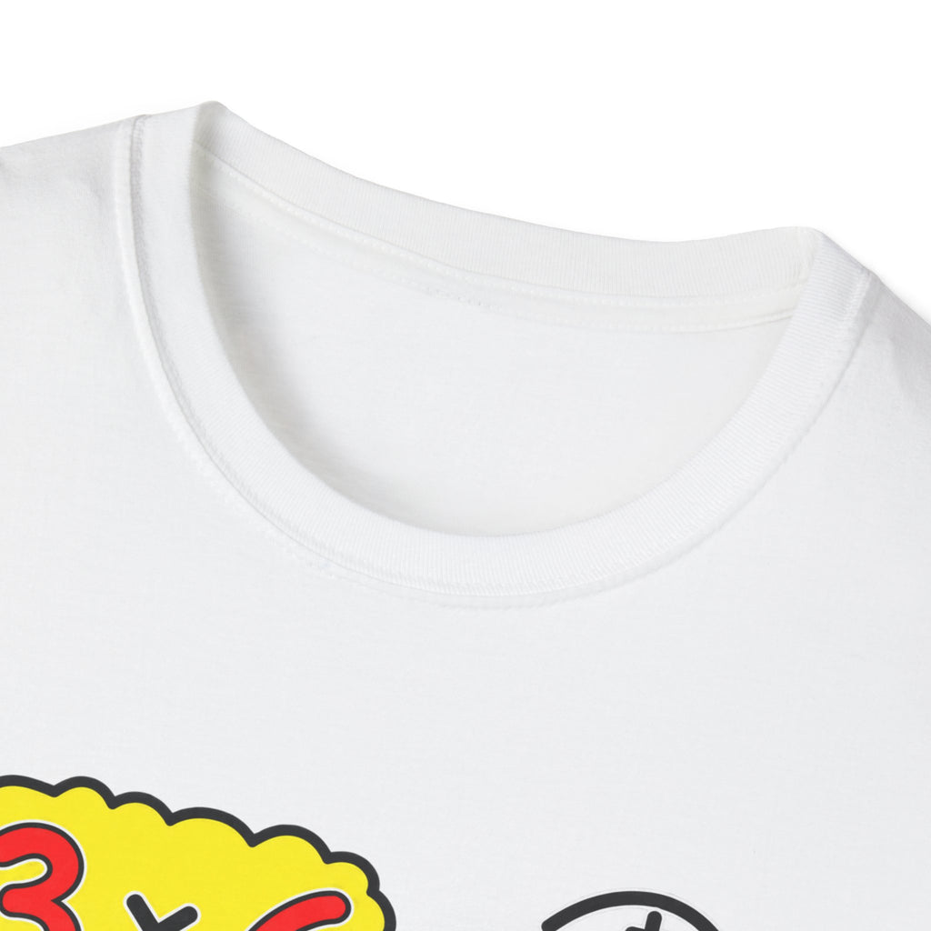 Math Humor T-Shirt – Funny Multiplication Puzzle Design (33×6, 66×4, 77×5, 88×3)