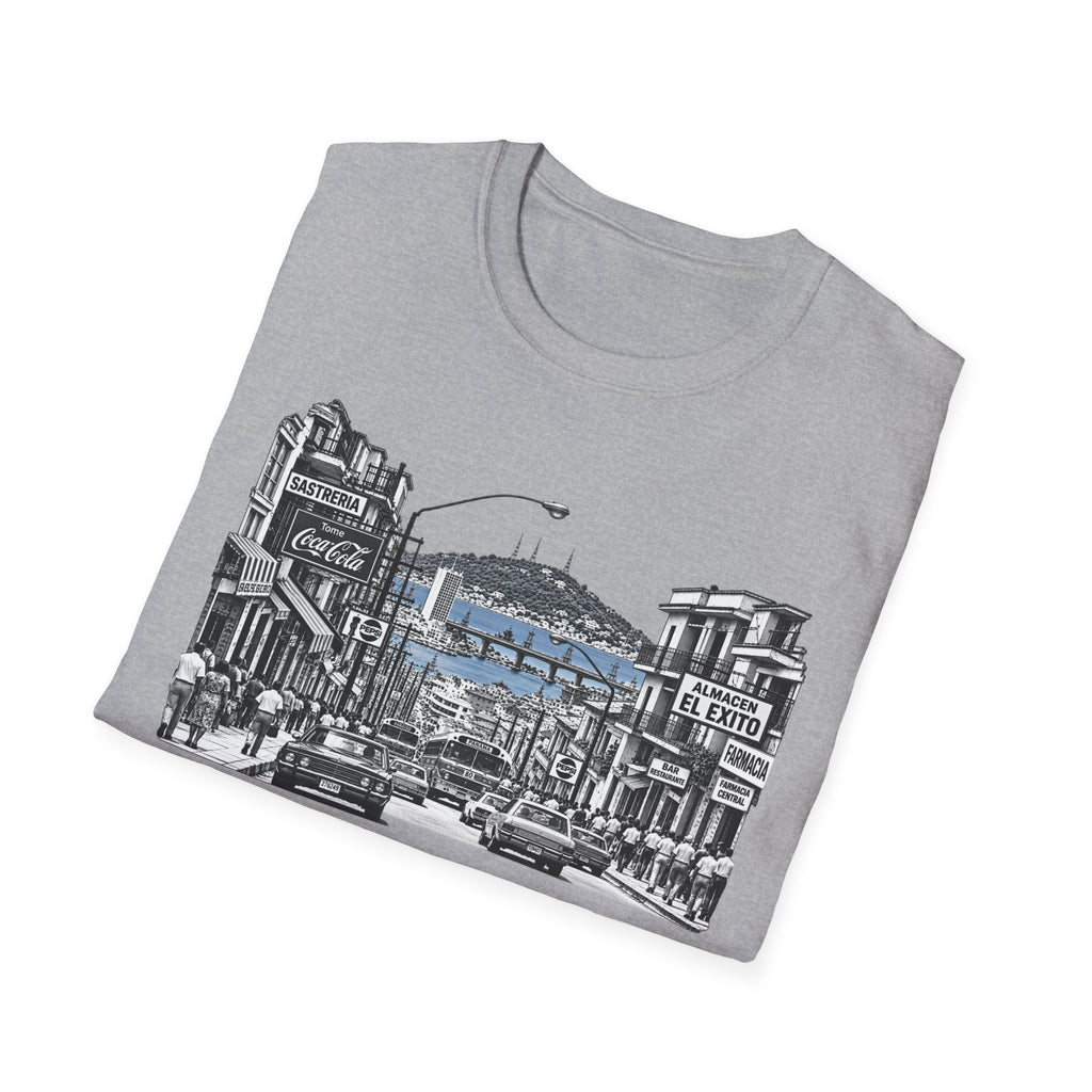 Sal Si Puedes Panama Vintage Street Scene T-Shirt — Retro Cityscape Graphic Tee