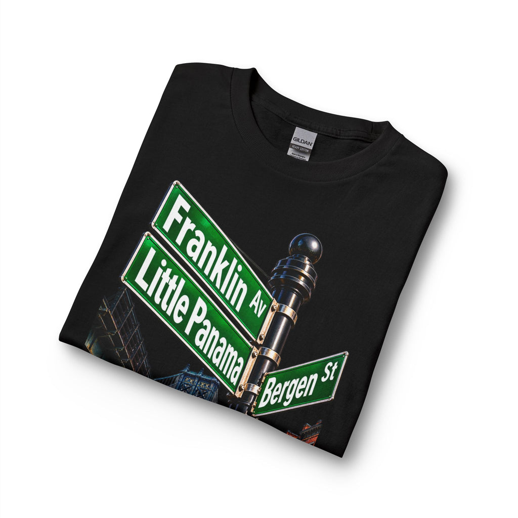 Brooklyn Street Sign Long Sleeve Tee — Franklin Ave Little Panama Bergen St Graphic