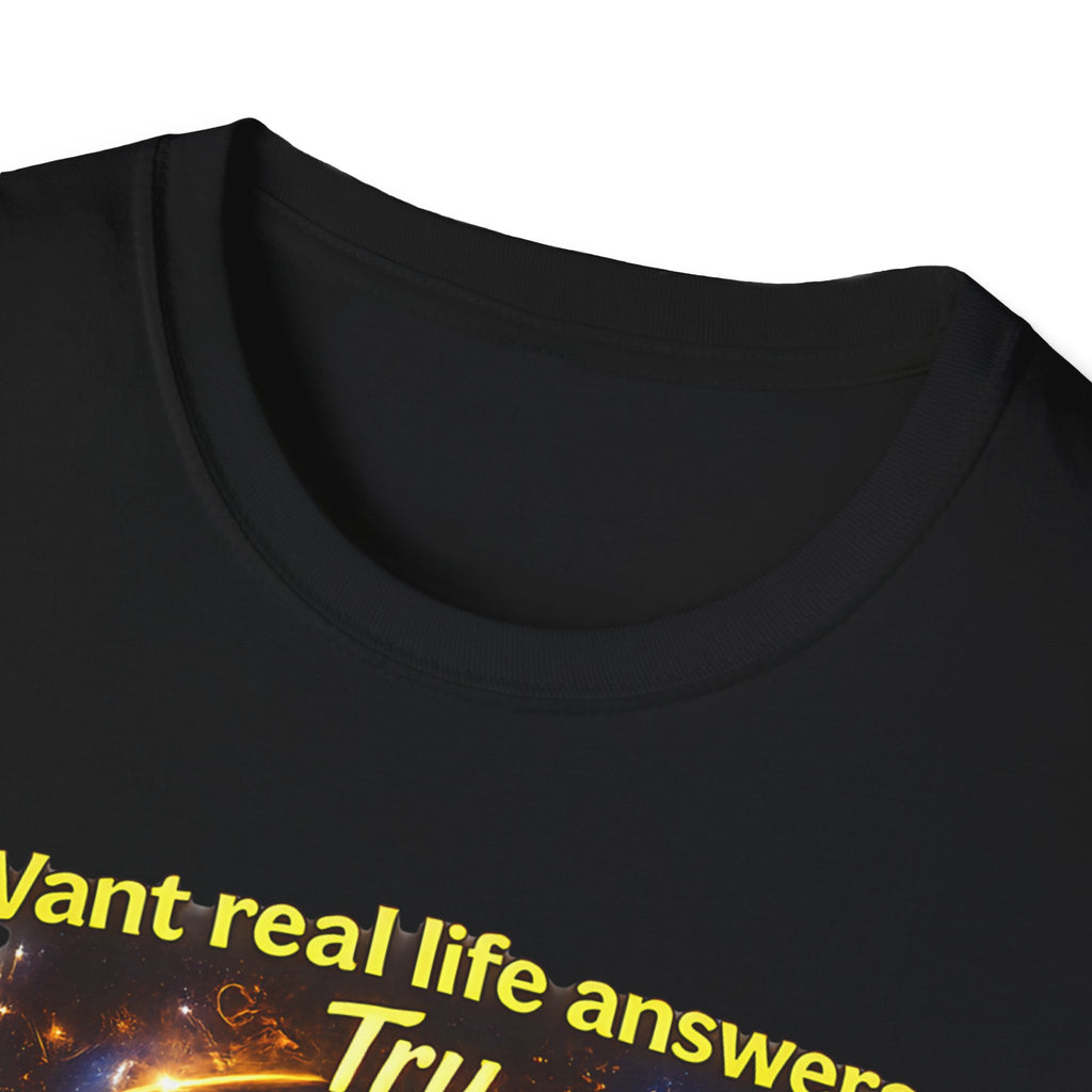 Chat GOD T-Shirt — "Try Chat GOD Instead of Chat GPT" Spiritual Humor Tee