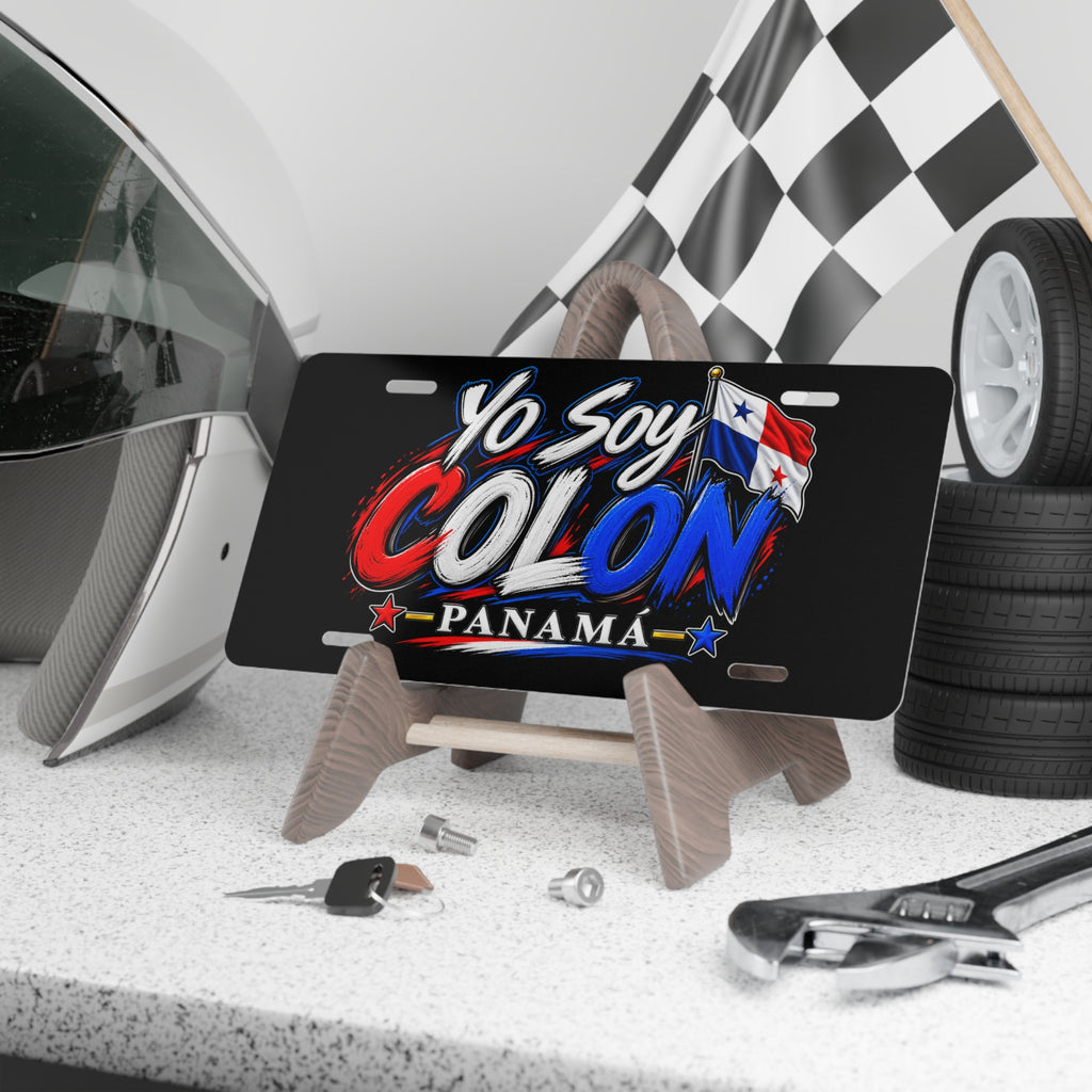Yo Soy Colón Panama Decorative License Plate – Patriotic Car Vanity Plate