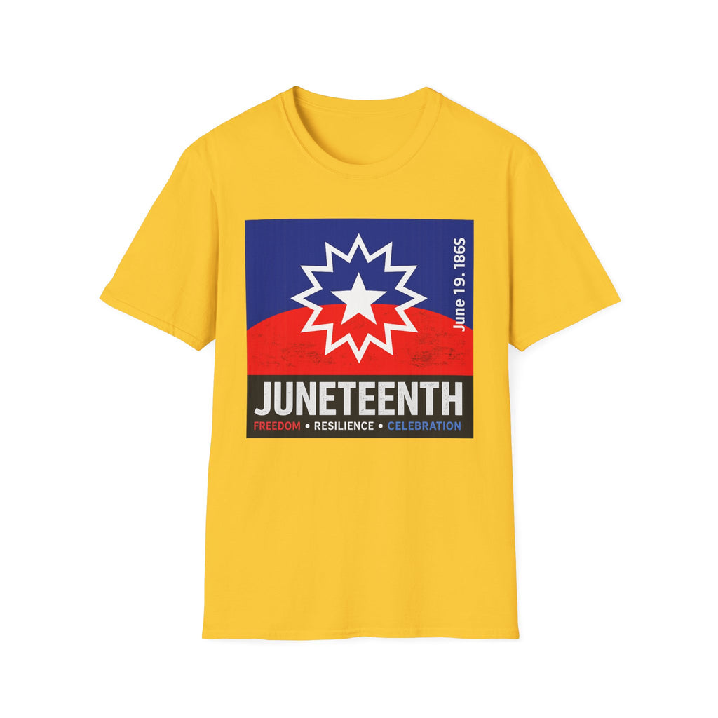 Juneteenth Celebration T-Shirt — Juneteenth Flag Design (June 19, 1865)