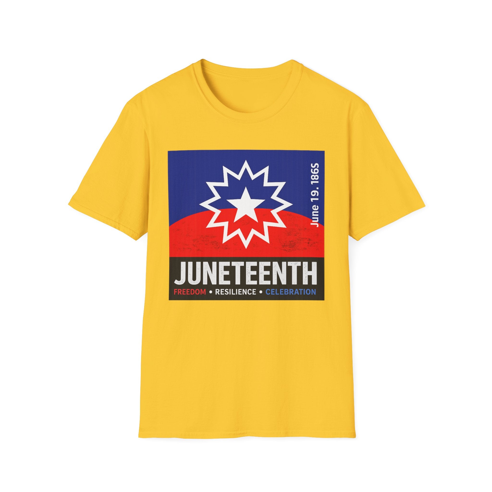 Juneteenth Celebration T-Shirt — Juneteenth Flag Design (June 19, 1865)