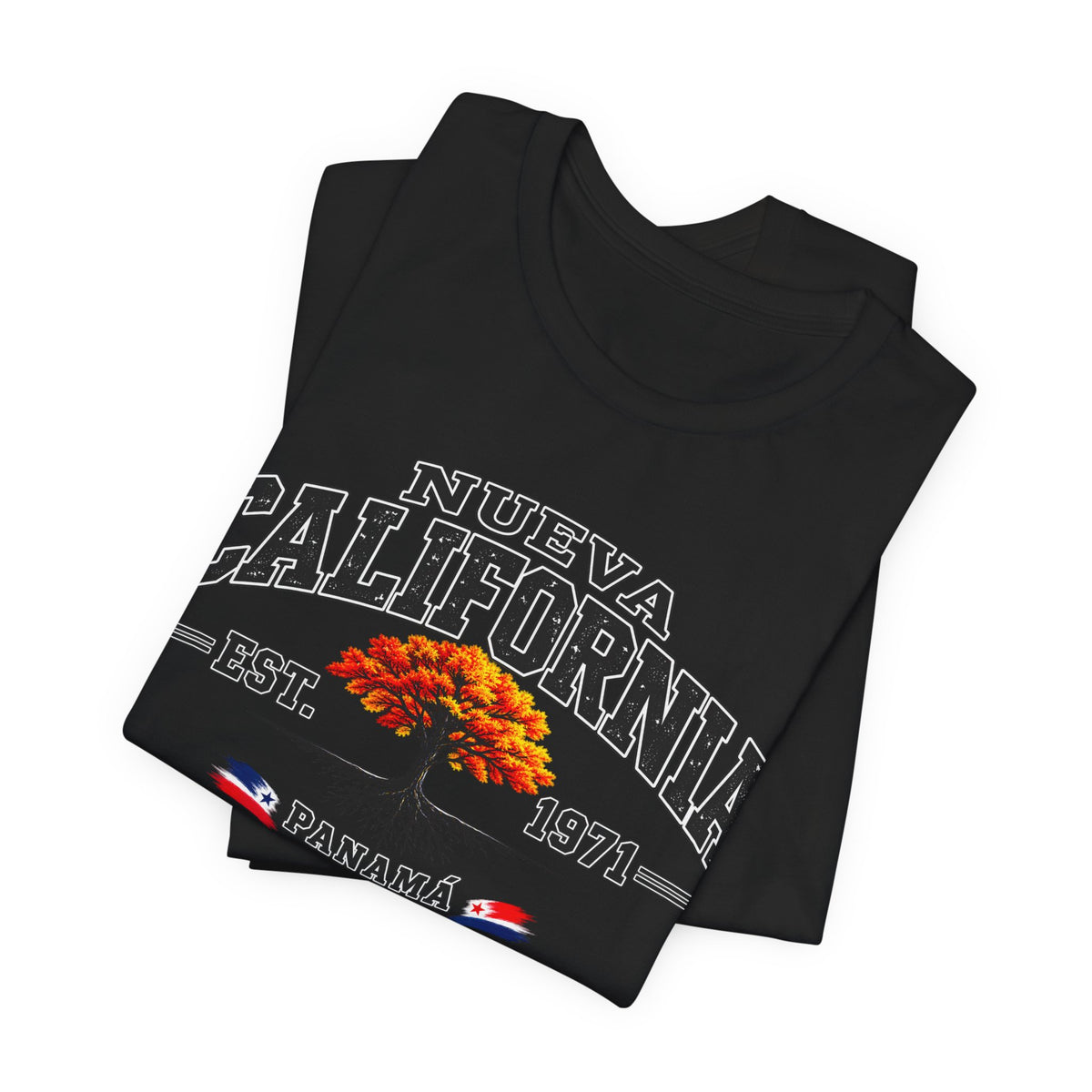 Nueva California Panama Tee – Retro 'Est. 1971' Vintage Tree T-Shirt