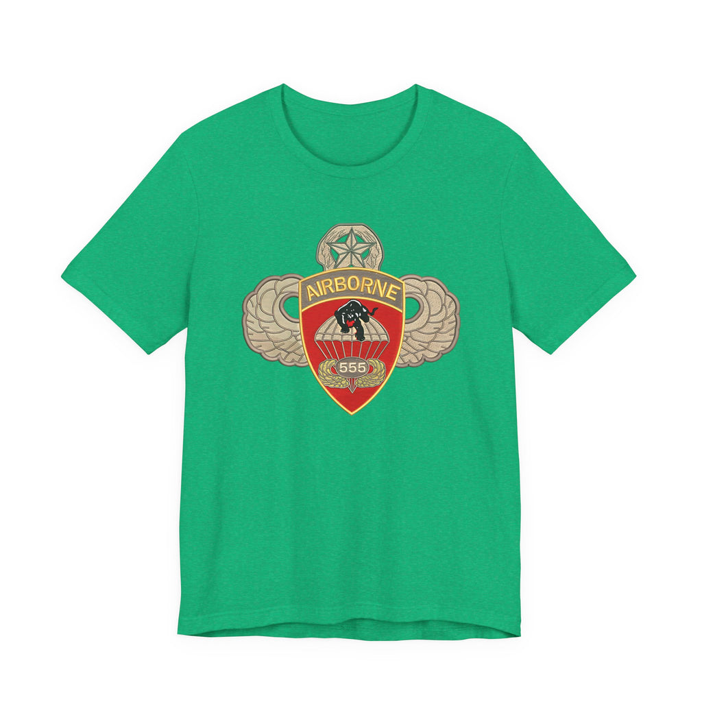 Airborne Spirit Unisex Tee, Military Appreciation Shirt, Casual Wear, Gift for Veterans, Patriotic T-Shirt