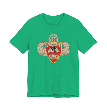 Airborne Spirit Unisex Tee, Military Appreciation Shirt, Casual Wear, Gift for Veterans, Patriotic T-Shirt