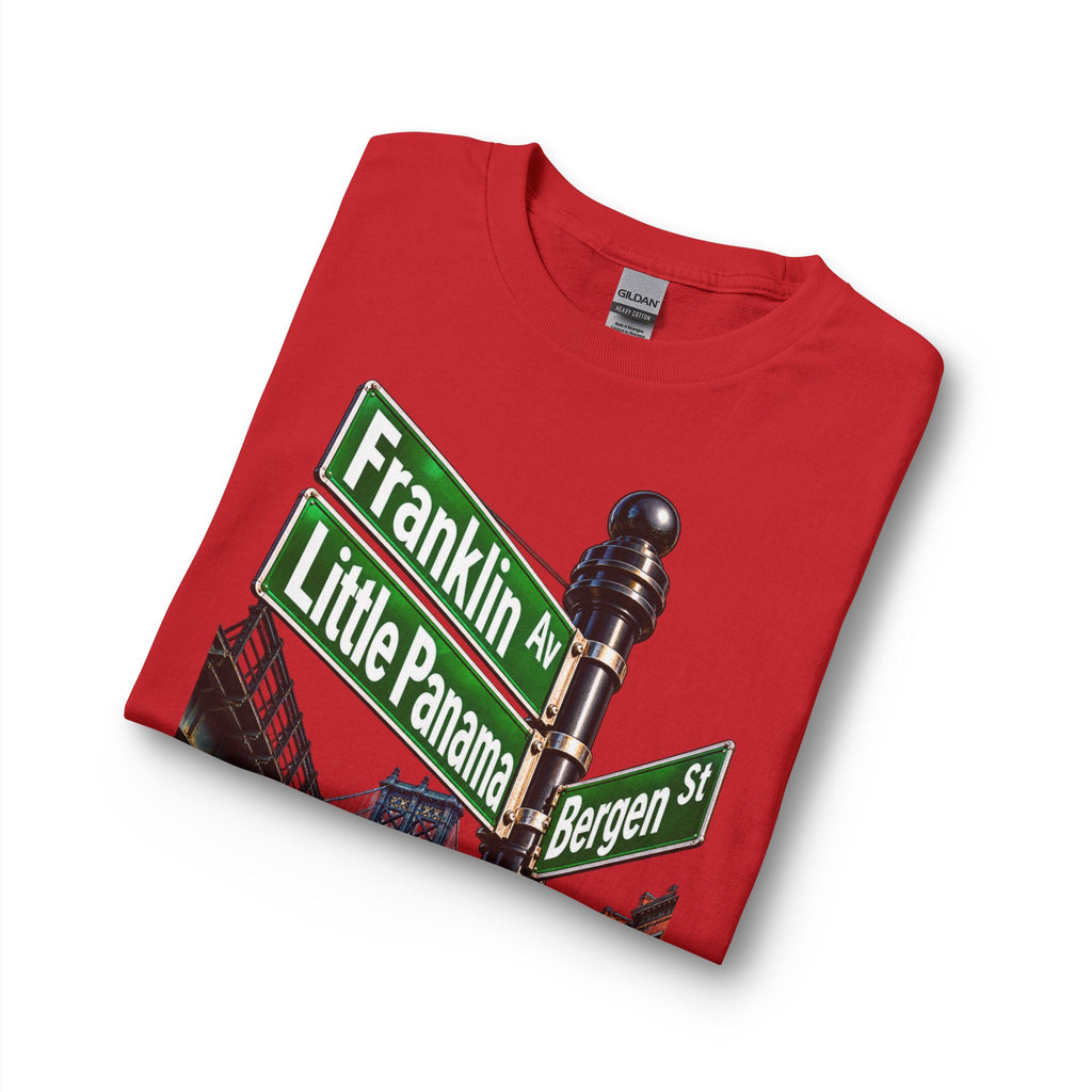 Brooklyn Street Sign Long Sleeve Tee — Franklin Ave Little Panama Bergen St Graphic