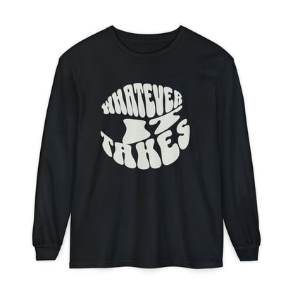 Comfortable Long Sleeve T-Shirt with Motivational Design | Unisex Casual Tee for Everyday Wear, Gift Idea, Relaxation, Outdoor Activities