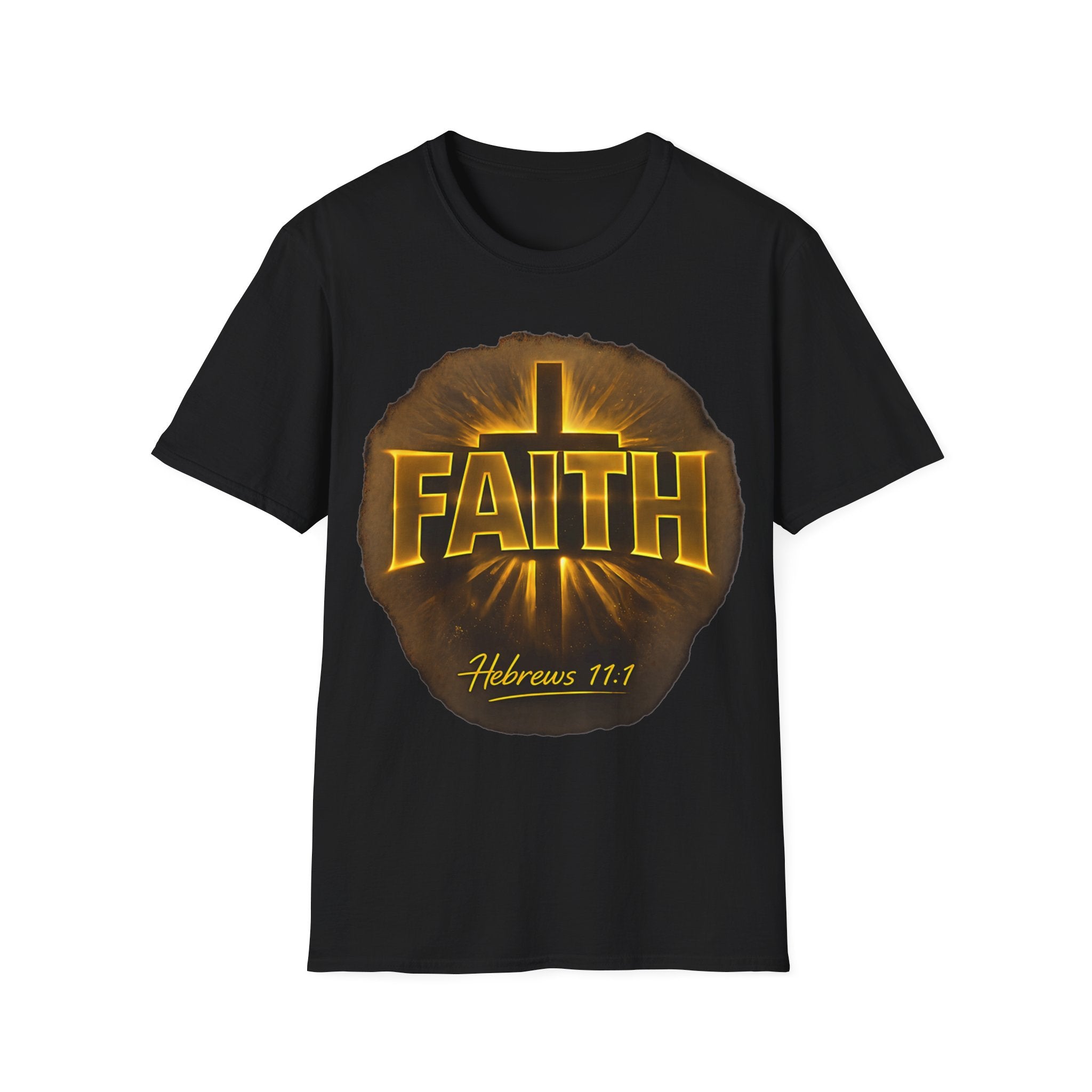 Faith Cross T‑Shirt – Hebrews 11:1 Inspirational Christian Tee