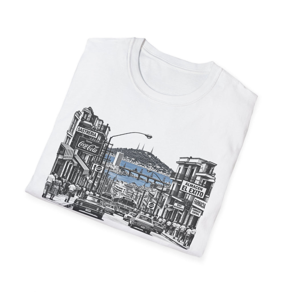 Sal Si Puedes Panama Vintage Street Scene T-Shirt — Retro Cityscape Graphic Tee