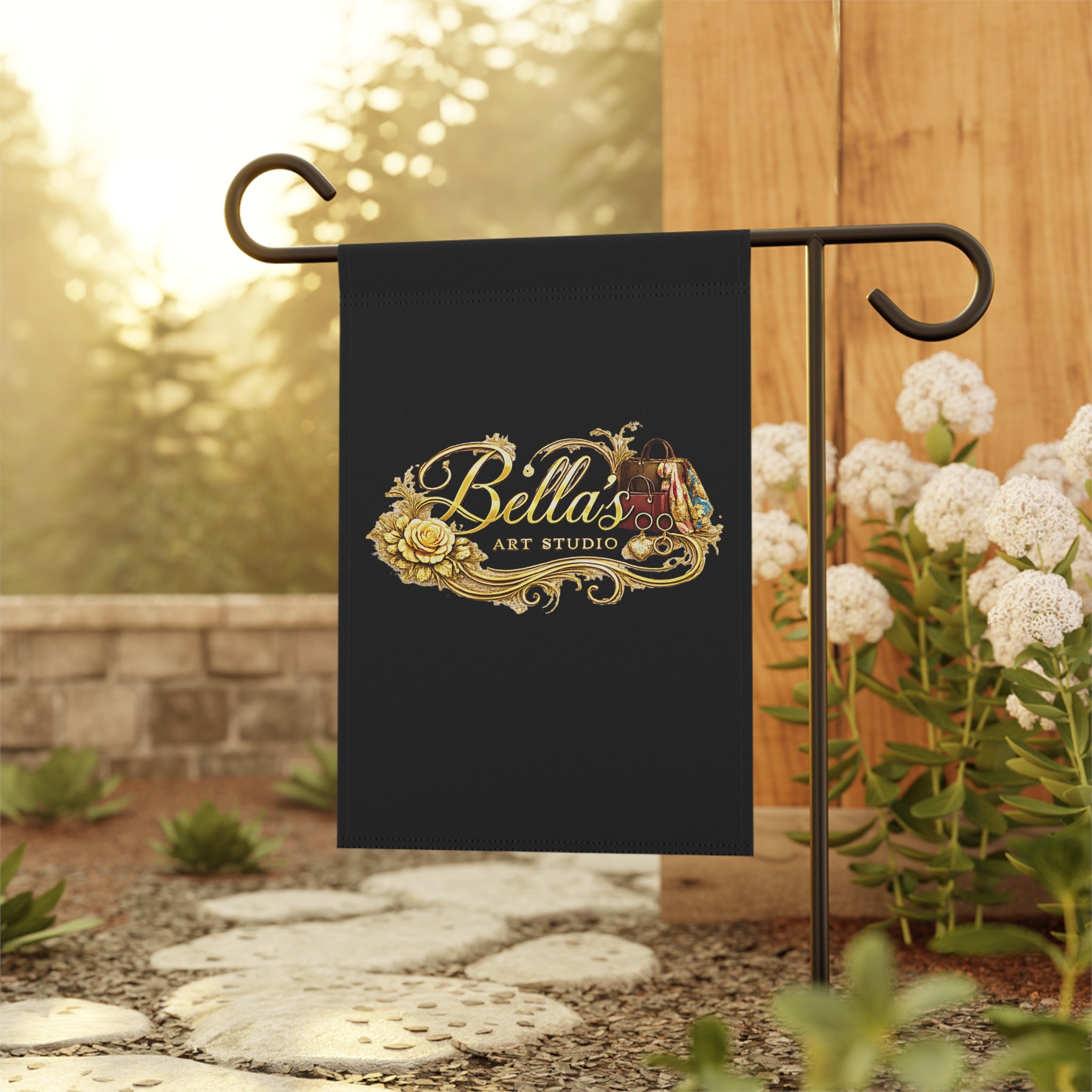 Bella's Art Studio Garden Flag — Decorative House Banner