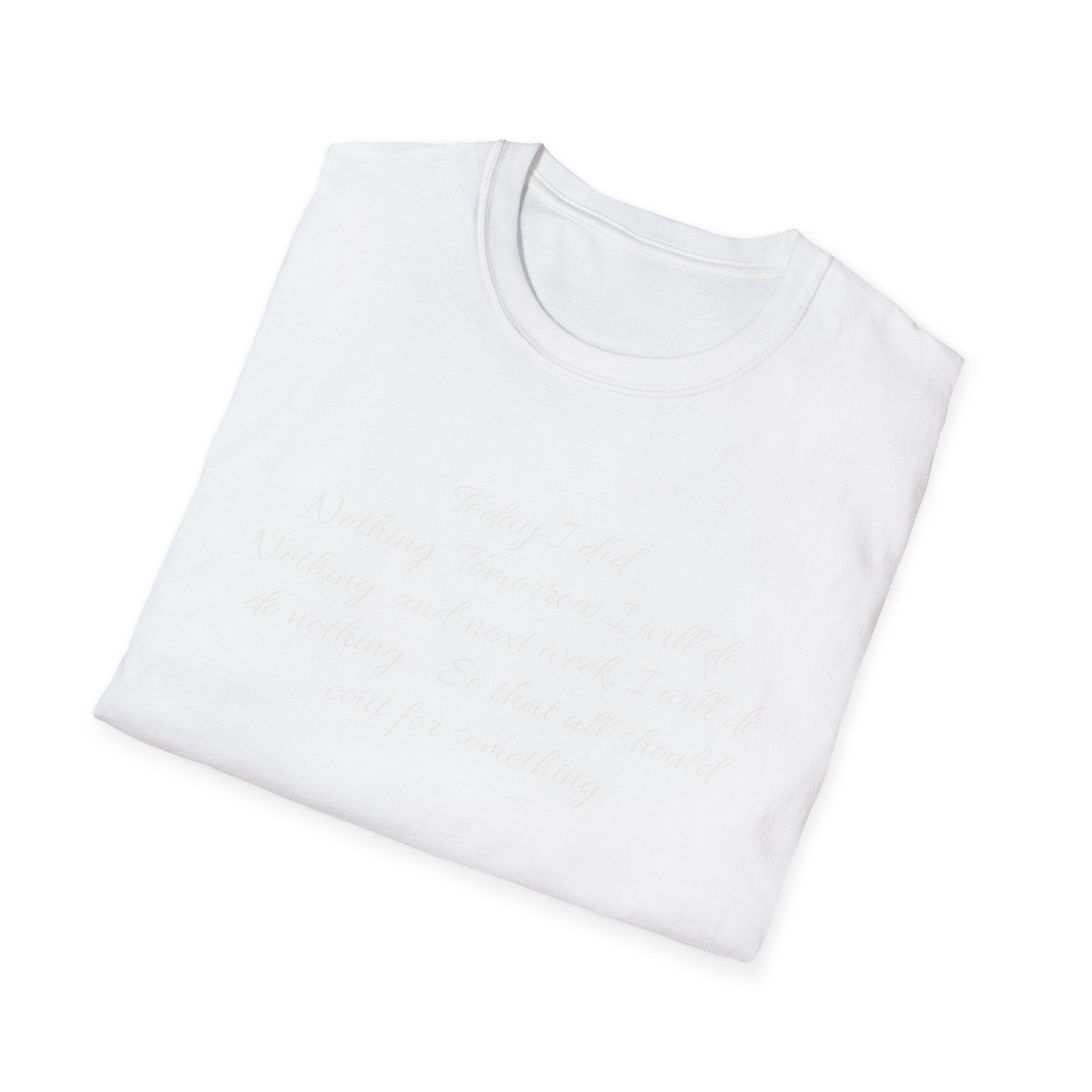 Classic Nothing T-Shirt — Plain Crewneck Tee