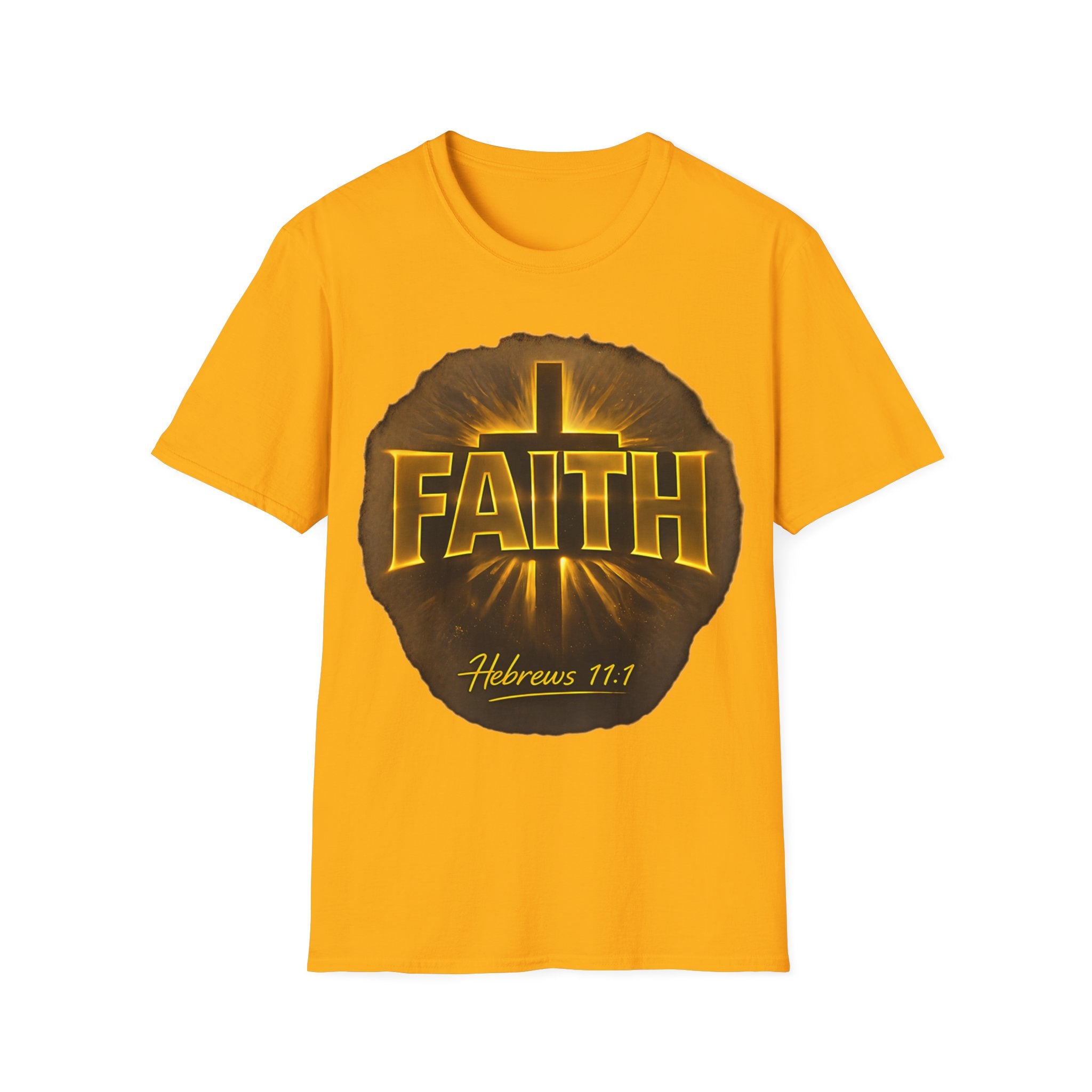 Faith Cross T‑Shirt – Hebrews 11:1 Inspirational Christian Tee