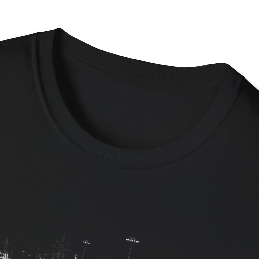 Gatun Locks Panama Canal Black & White Photo T-Shirt