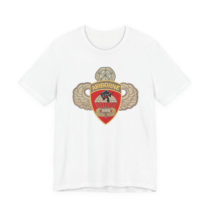 Airborne Spirit Unisex Tee, Military Appreciation Shirt, Casual Wear, Gift for Veterans, Patriotic T-Shirt