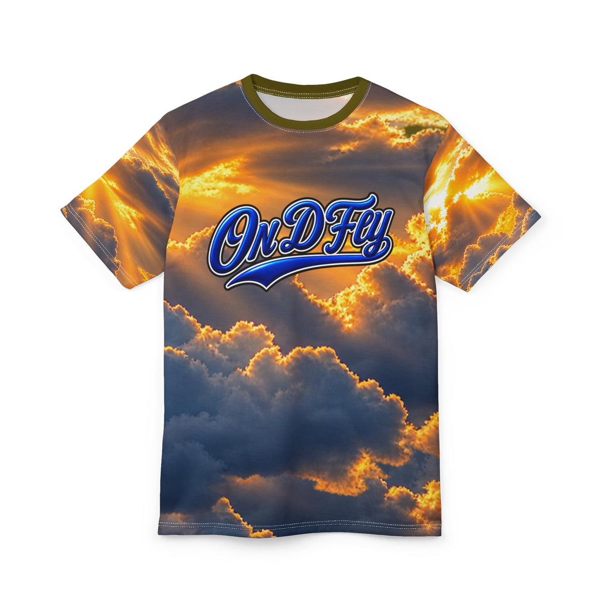T‑Shirt — 'On DFy' Sunset Cloud Graphic Tee