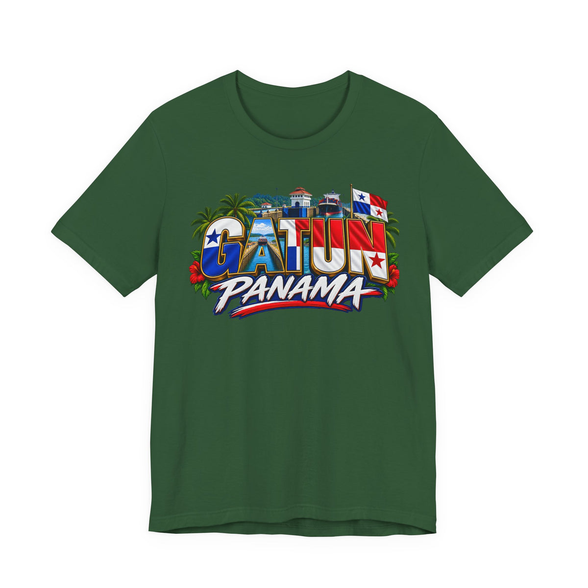 Gatun Panama Graphic Tee – Tropical Canal Town Souvenir T-Shirt