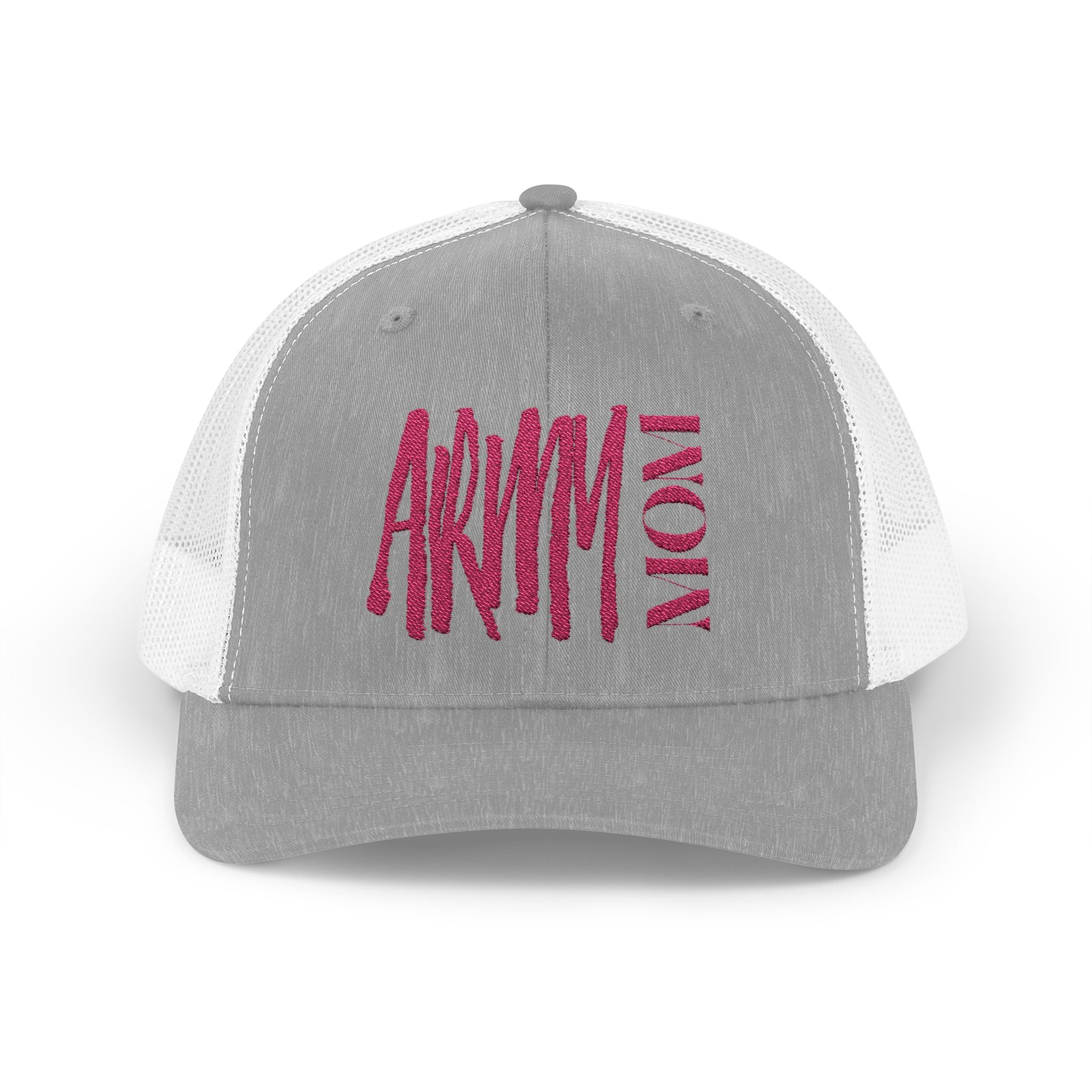 Army Mom Stylish Snapback Trucker Cap – Bold ‘ARMY NOW’ Design, Perfect for Fans