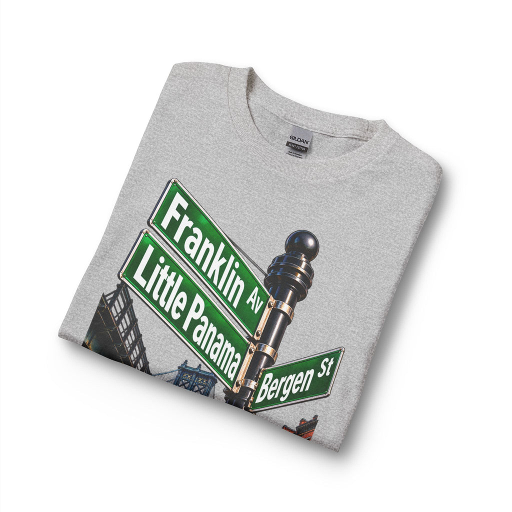Brooklyn Street Sign Long Sleeve Tee — Franklin Ave Little Panama Bergen St Graphic