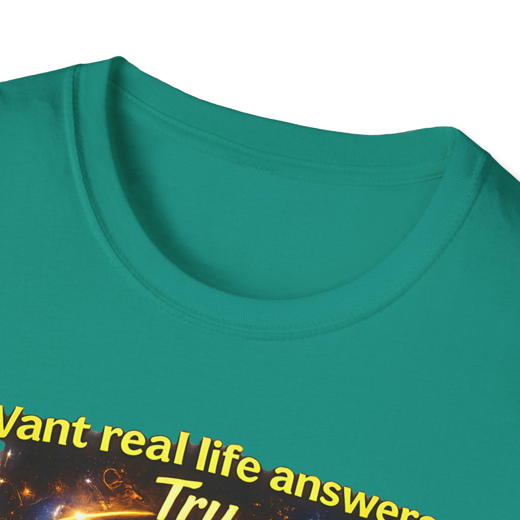 Chat GOD T-Shirt — "Try Chat GOD Instead of Chat GPT" Spiritual Humor Tee