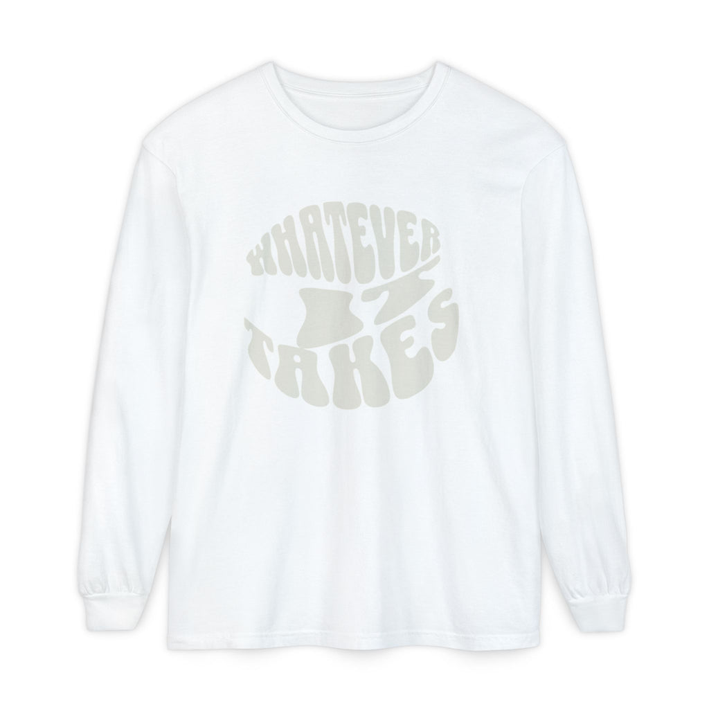 Comfortable Long Sleeve T-Shirt with Motivational Design | Unisex Casual Tee for Everyday Wear, Gift Idea, Relaxation, Outdoor Activities