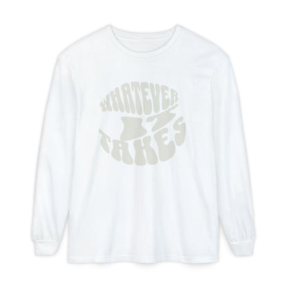 Comfortable Long Sleeve T-Shirt with Motivational Design | Unisex Casual Tee for Everyday Wear, Gift Idea, Relaxation, Outdoor Activities
