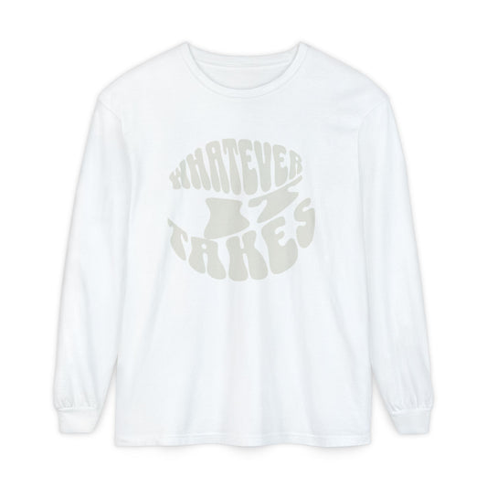 Comfortable Long Sleeve T-Shirt with Motivational Design | Unisex Casual Tee for Everyday Wear, Gift Idea, Relaxation, Outdoor Activities