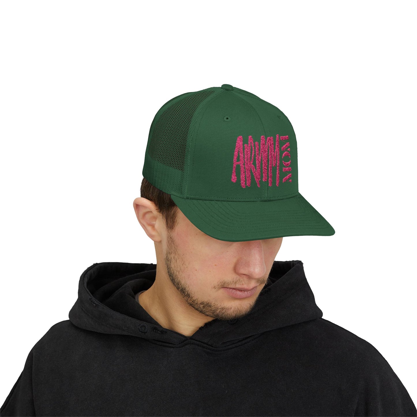 Army Mom Stylish Snapback Trucker Cap – Bold ‘ARMY NOW’ Design, Perfect for Fans