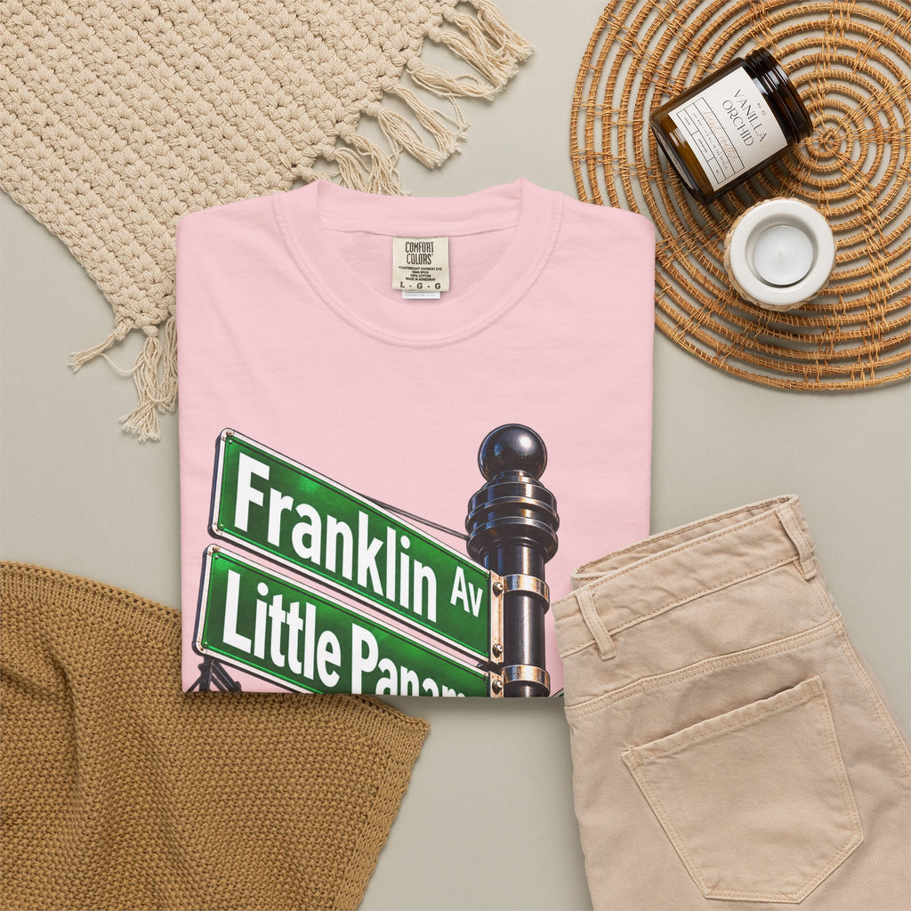 Brooklyn Street Sign T-Shirt — Franklin Ave & Bergen St Little Panama Graphic Tee